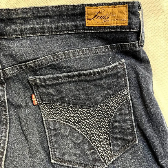 Levis‎ Slight Curve Classic Straight Leg Jeans Womens Size 16/33 - Picture 4 of 13